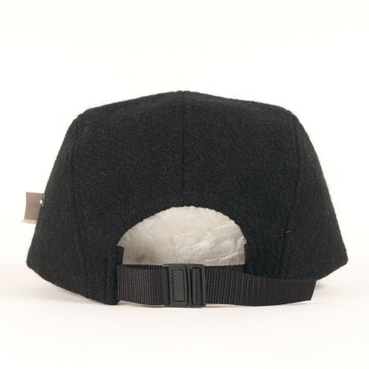 ×Harris Tweed ツイード BOXロゴ キャンプキャップ(Featherweight Wool Camp Cap)