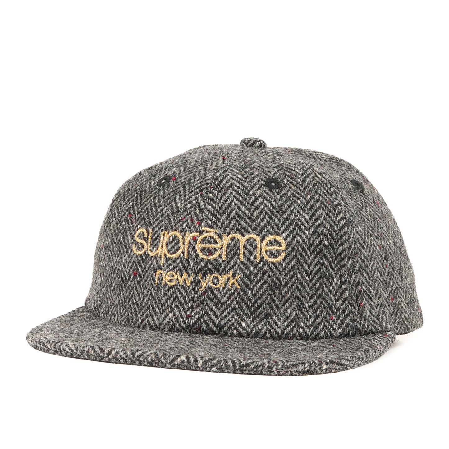 クラシックロゴ ヘリンボーン ツイード 6パネル キャップ(Wool Herringbone Classic Logo 6-Panel)