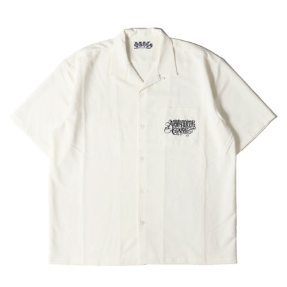 舐達麻 APHRODITE GANG HOLDINGS クラシックロゴ オープンカラー 半袖シャツ