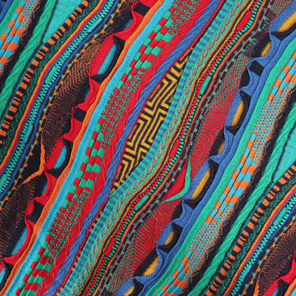 90s 立体編み 総柄 3D ニット / オーストラリア製 EMAROO エルマー