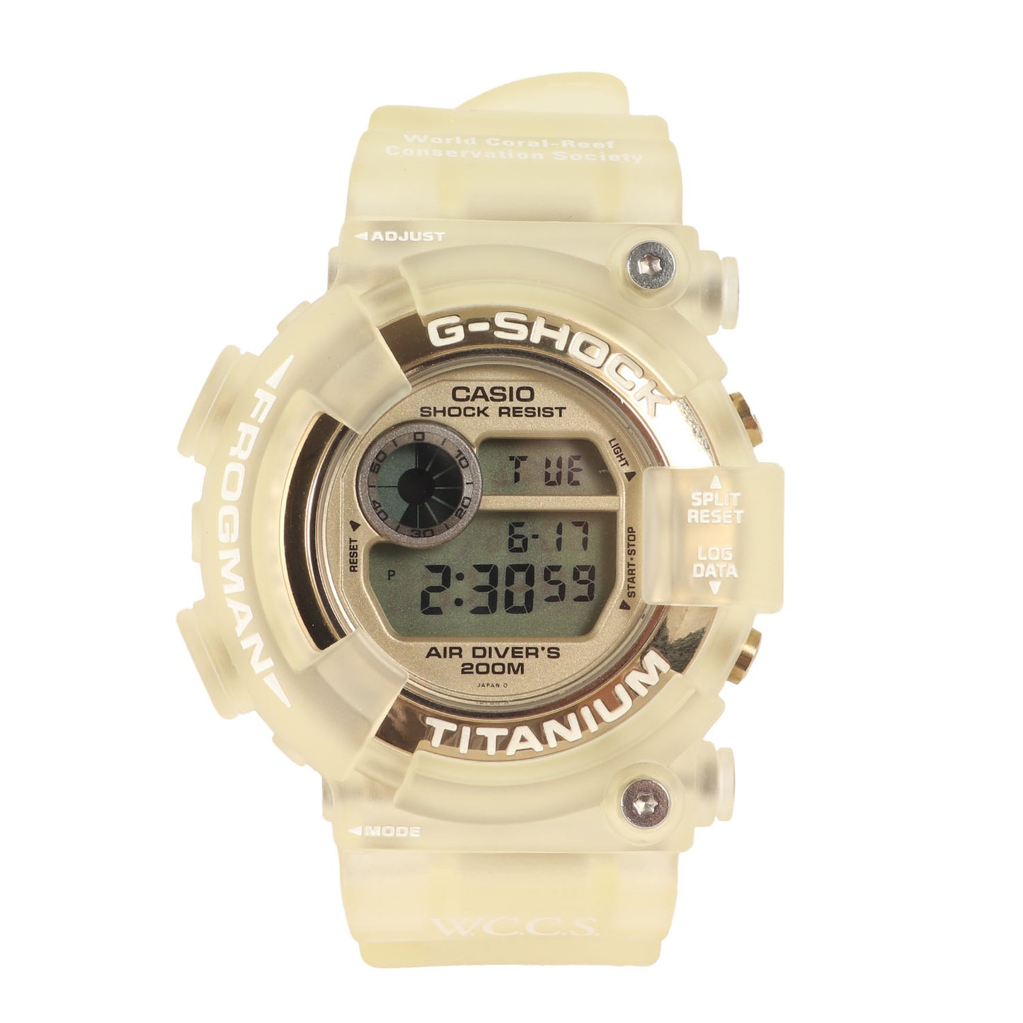 90s DW-8201WC-9T W.C.C.S. フロッグマン ゴールド金具 トリプルマンタ 腕時計 / ウォッチ