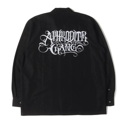 23AW APHRODITE GANG HOLDINGS クラシックロゴ オープンカラー シャツ(LOGO L/S OPEN COLLAR SHIRT)