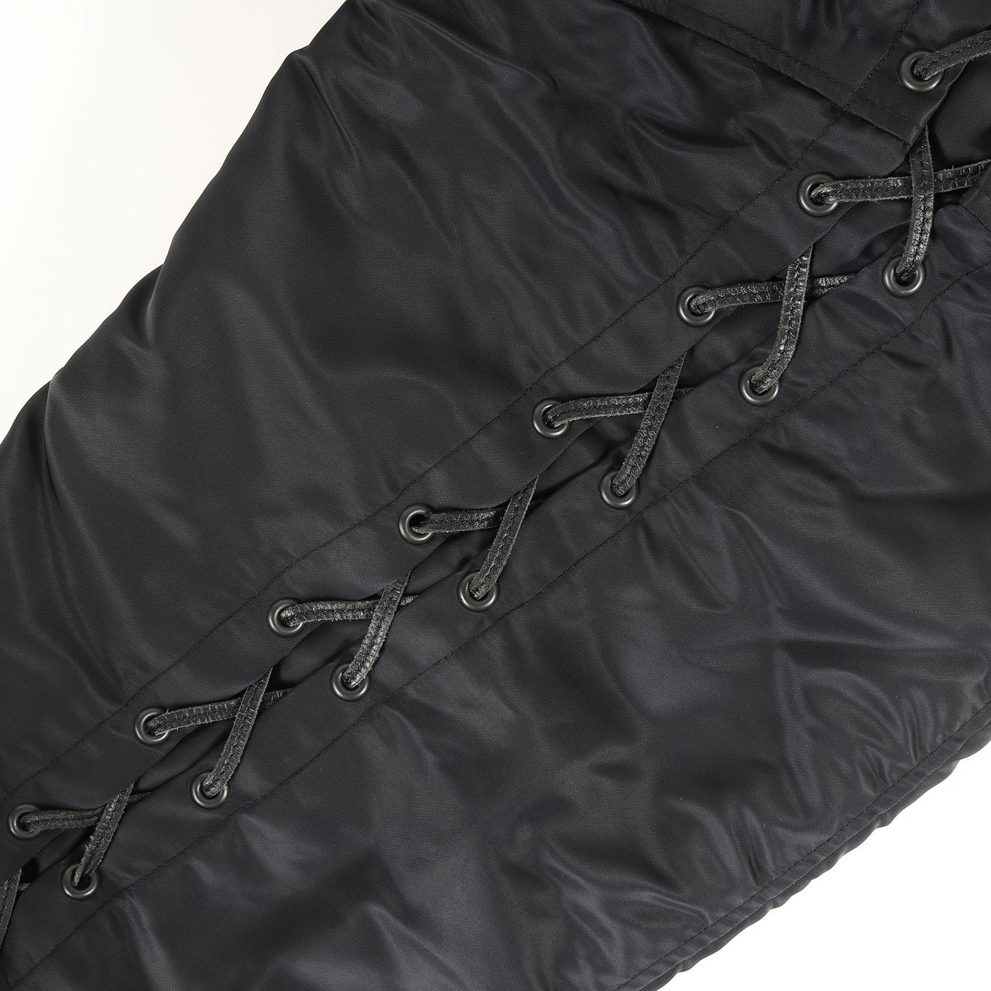 22AW レースアップ オーバーサイズ MA-1 ボンバージャケット(LACE UP MA-1)