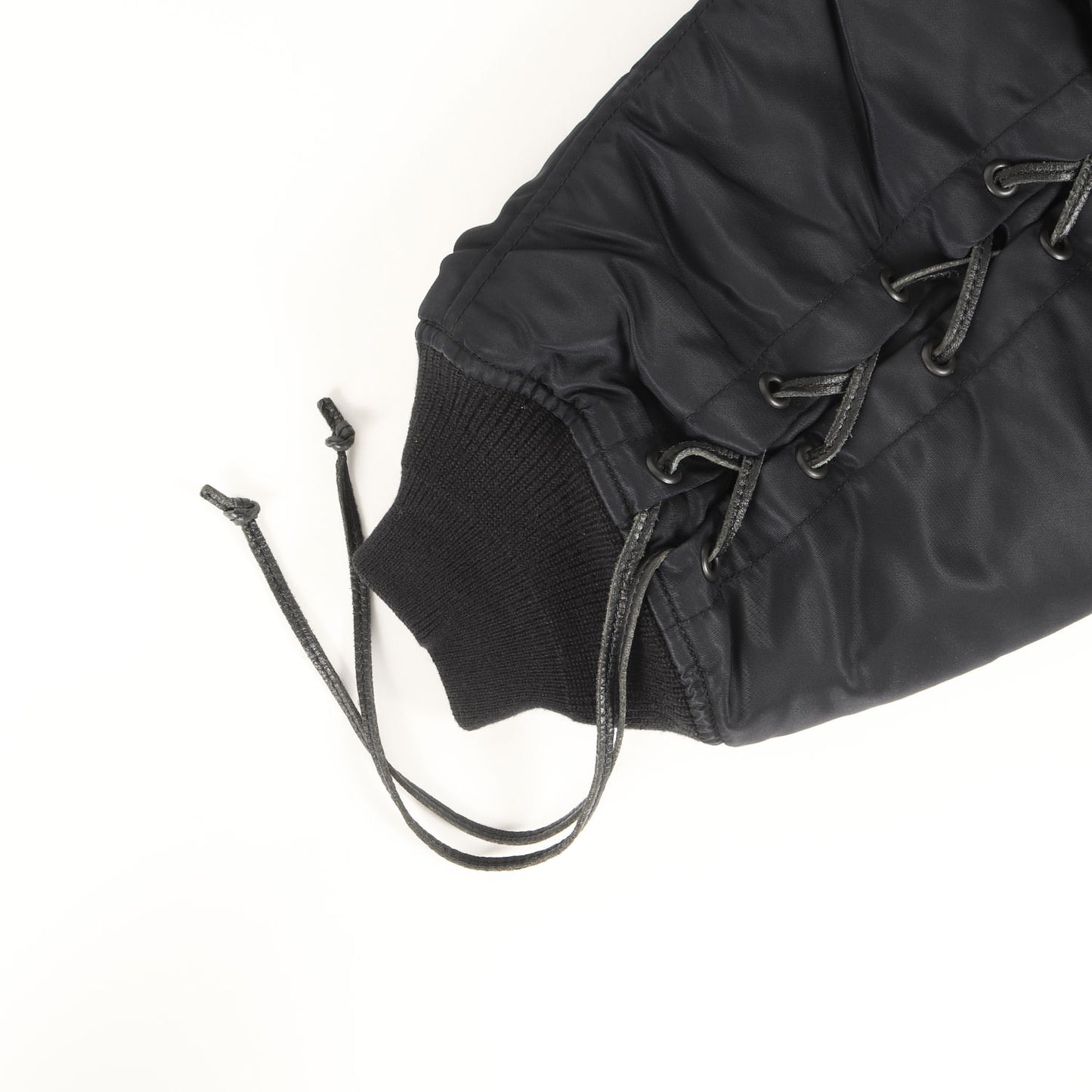 22AW レースアップ オーバーサイズ MA-1 ボンバージャケット(LACE UP MA-1)