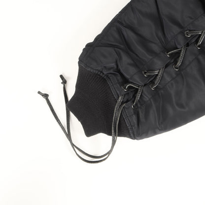 22AW レースアップ オーバーサイズ MA-1 ボンバージャケット(LACE UP MA-1)