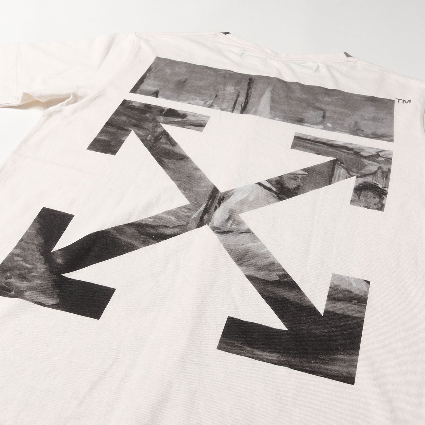 絵画 グラフィック Tシャツ(NEWSPAPER S/S SLIM TEE)