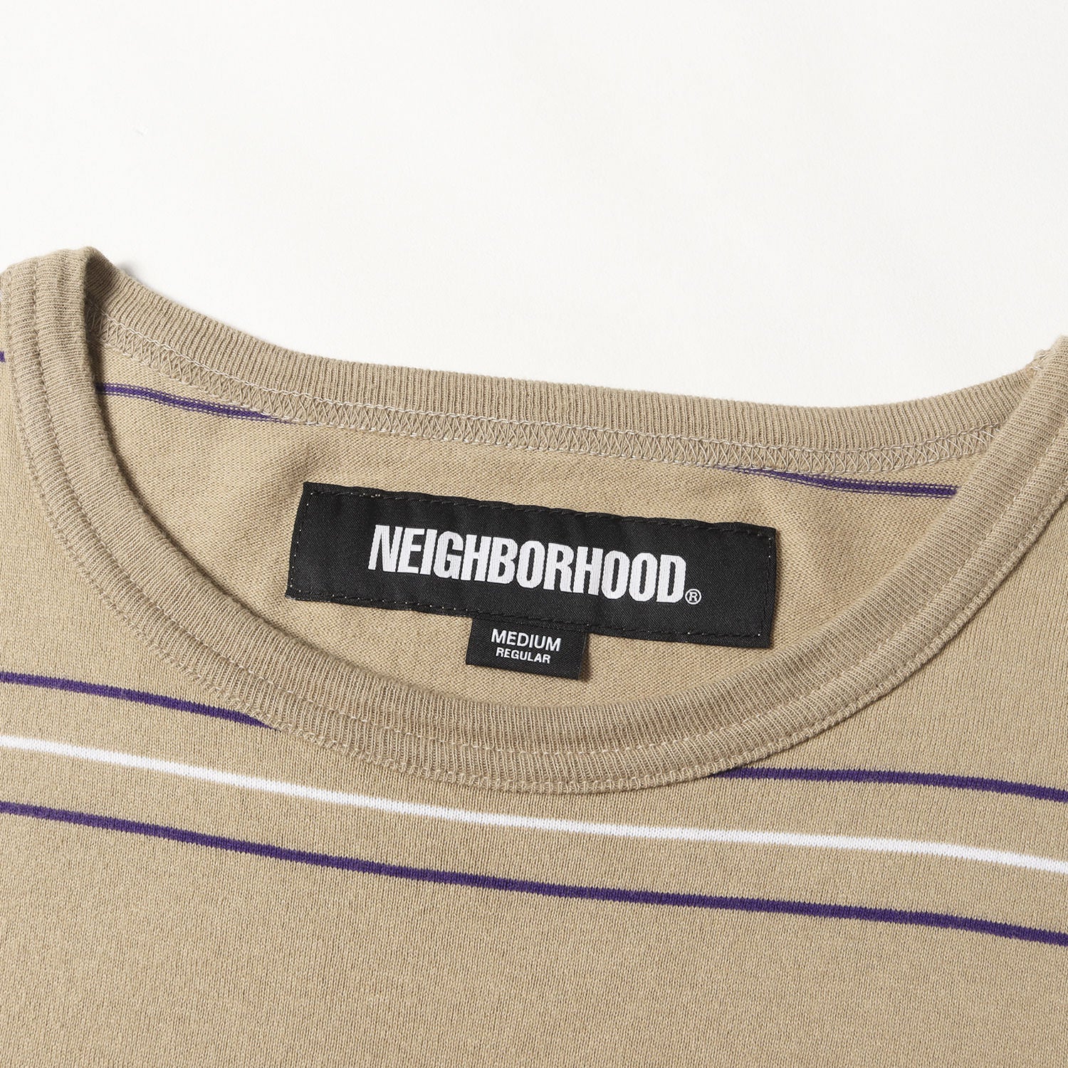 NEIGHBORHOOD (ネイバーフッド) 23SS ボーダー クルーネック Tシャツ