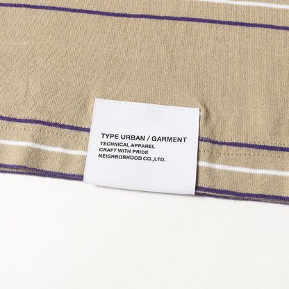 23SS ボーダー クルーネック Tシャツ(BORDER CREWNECK SS)