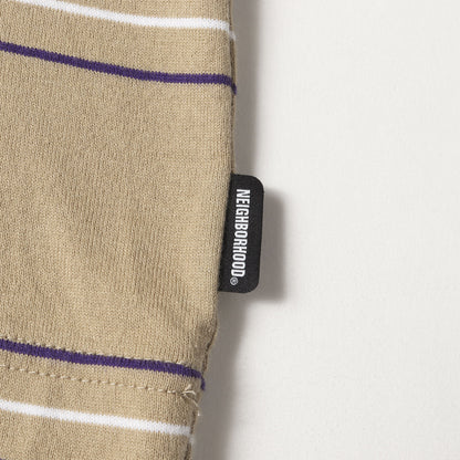 23SS ボーダー クルーネック Tシャツ(BORDER CREWNECK SS)