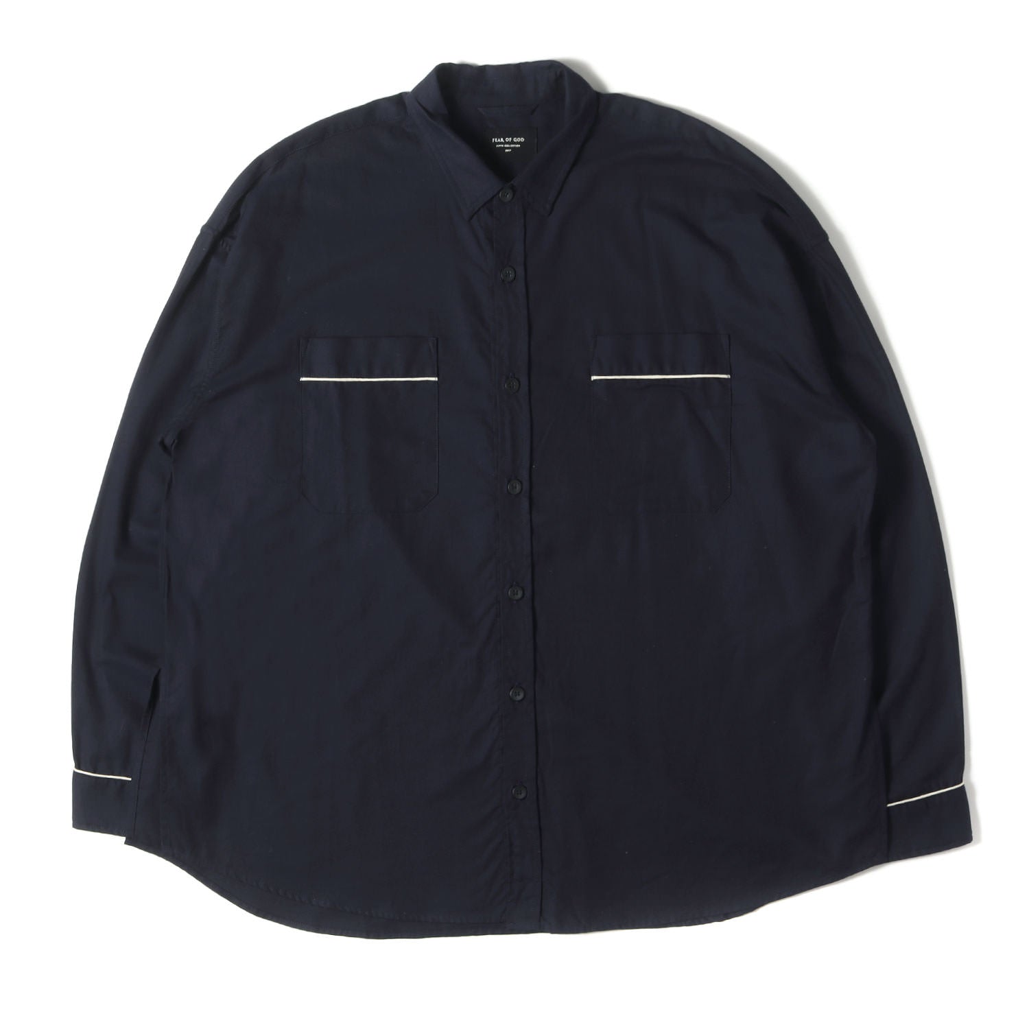 FEAR OF GOD (フィアオブゴッド) コットンツイル オーバーサイズ ボタンシャツ(FIFTH COLLECTION) - ブランド ...