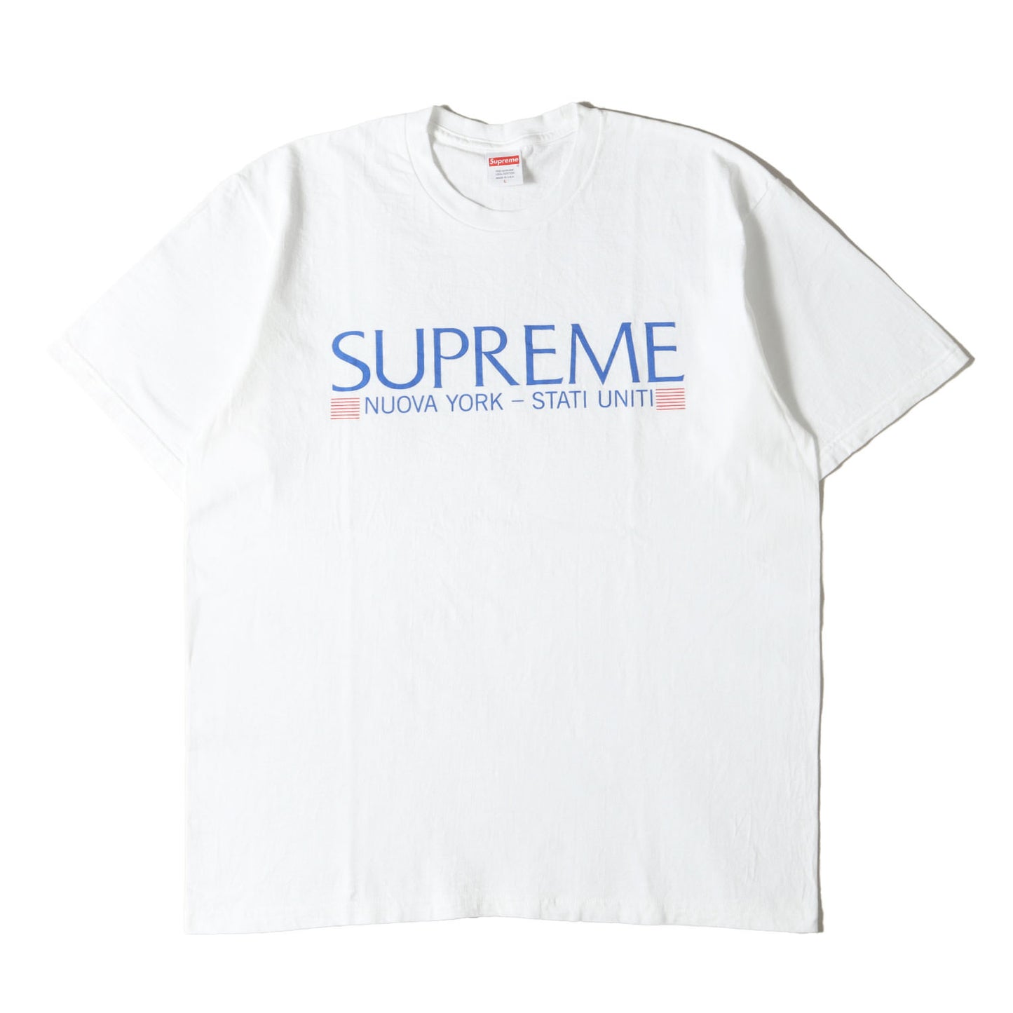 20AW ブランドロゴ クルーネック Tシャツ(Nuova York Tee)