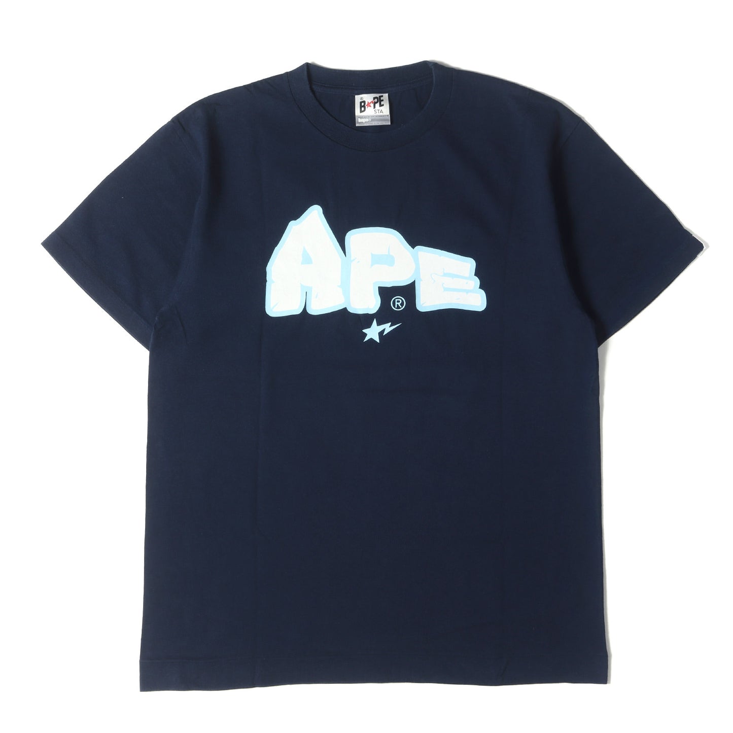 00s FOOT SOLDIER限定 BAPE STAロゴ クルーネック Tシャツ