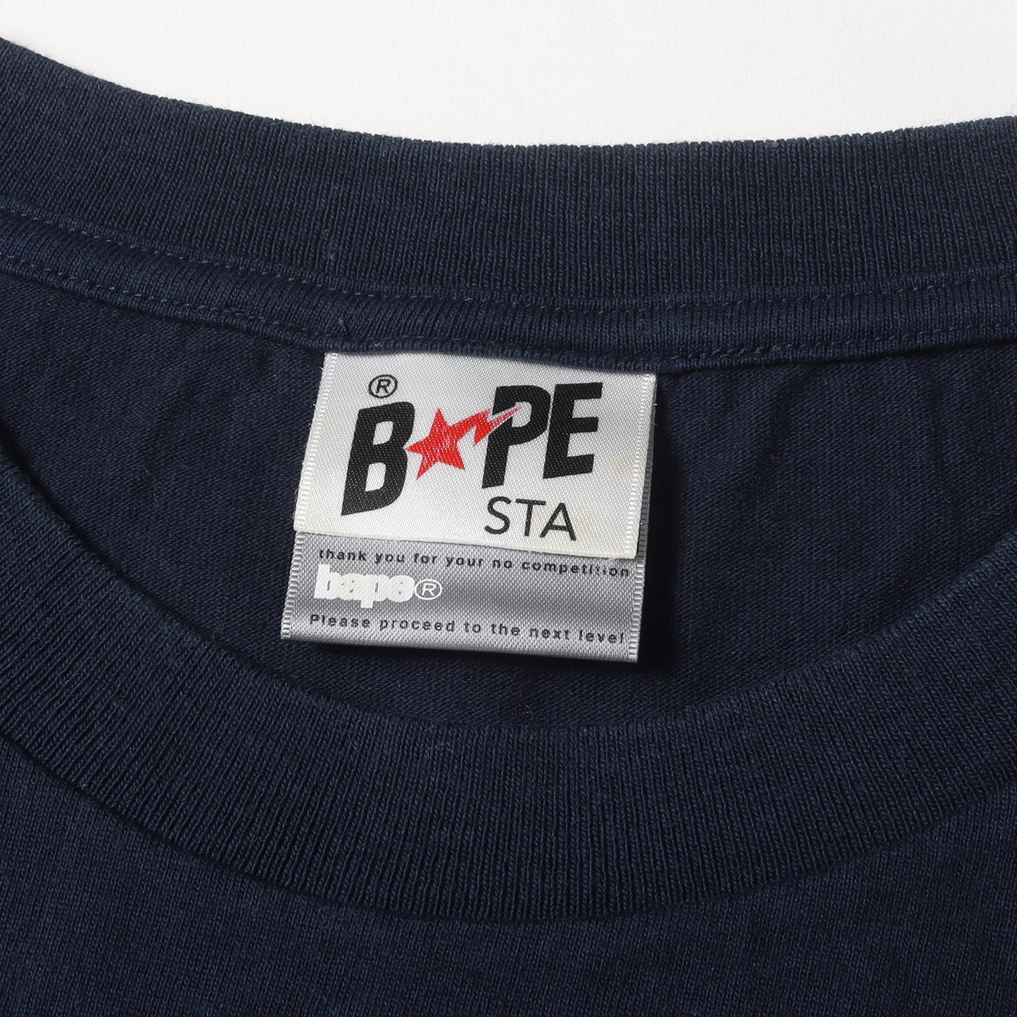 00s FOOT SOLDIER限定 BAPE STAロゴ クルーネック Tシャツ