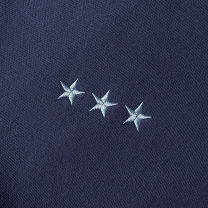 90s OLD STUSSY 紺タグ エンブレムワッペン ジップ スウェットパーカー