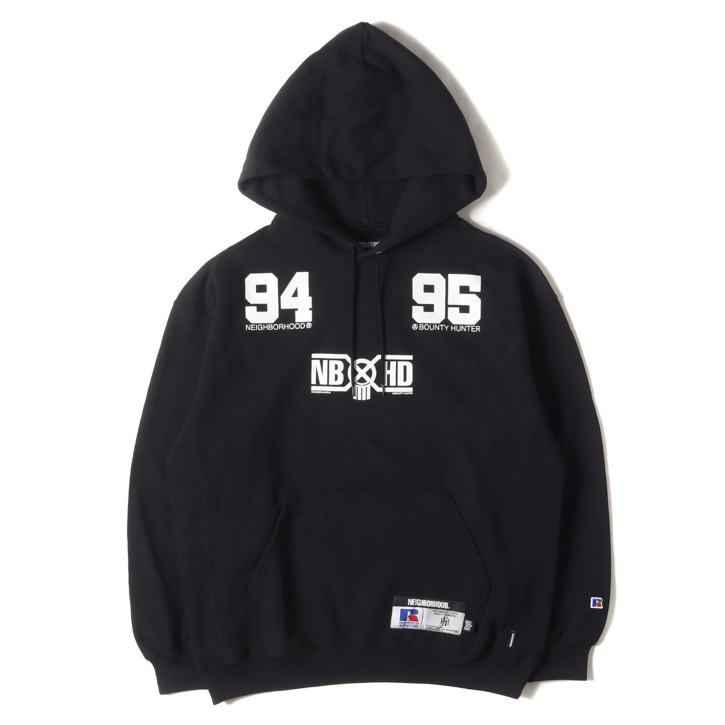 25SS ×BOUNTY HUNTER ×RUSSELL ATHLETIC スウェット パーカー(SWEAT HOODIE LS)