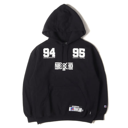 25SS ×BOUNTY HUNTER ×RUSSELL ATHLETIC スウェット パーカー(SWEAT HOODIE LS)