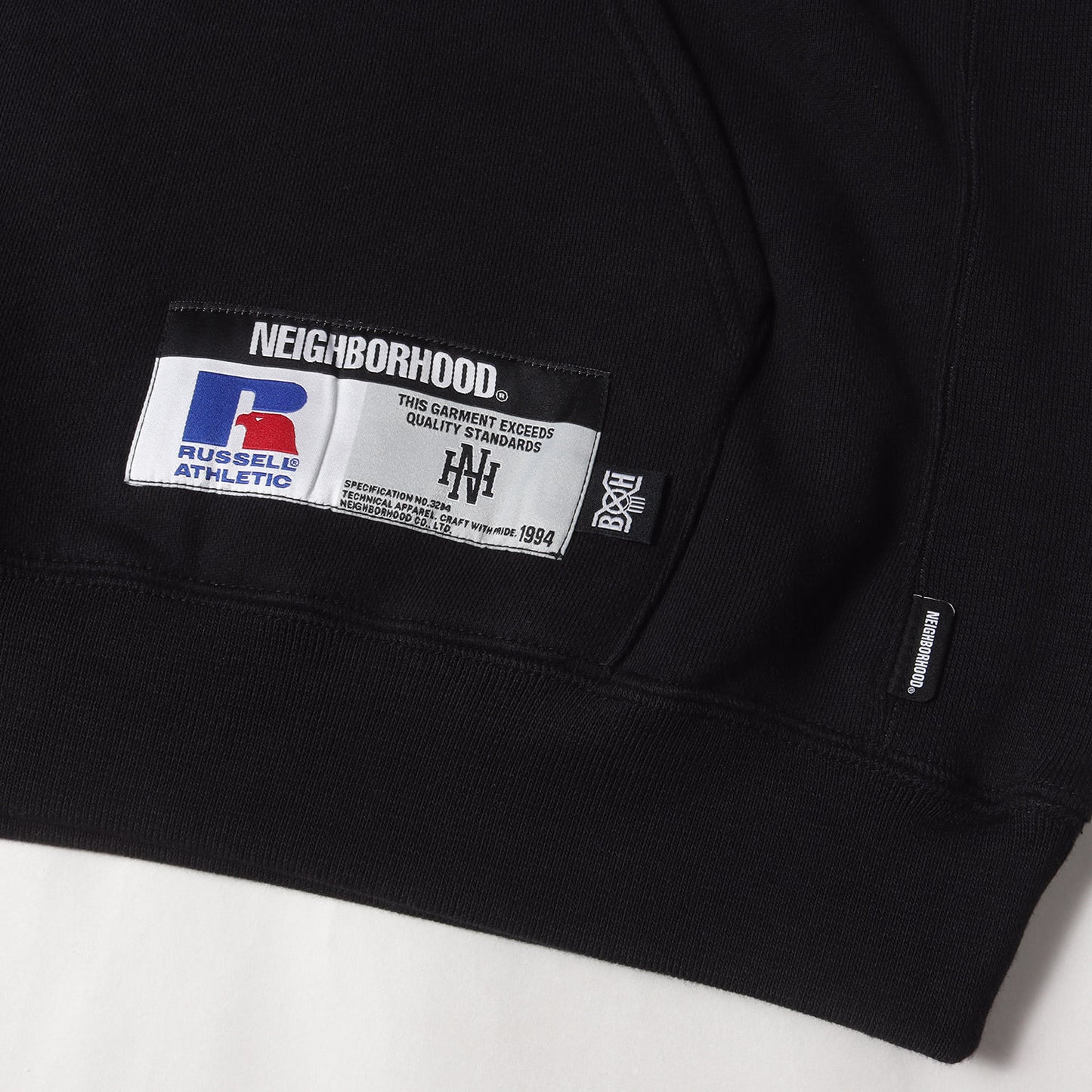 25SS ×BOUNTY HUNTER ×RUSSELL ATHLETIC スウェット パーカー(SWEAT HOODIE LS)