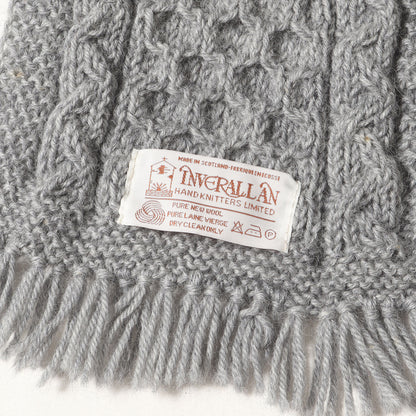 ハンドニット ウール マフラー(12A HANDKNIT SOLID MUFFLER)
