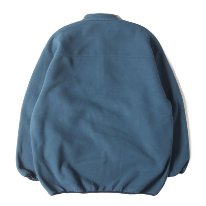 23AW ヘンリーネック オーバーサイズ フリース シャツ(HUTTE FLEECE LS SHIRT)