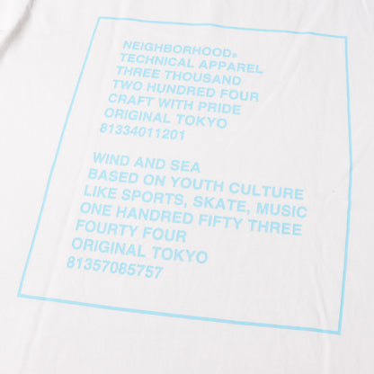 22SS ×WIND AND SEA ヘビーウェイト Tシャツ(NHWDS-1 / C-TEE . SS)
