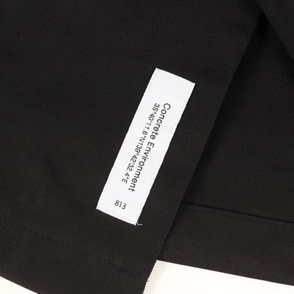 24AW チェーン刺繍ロゴ オープンカラー シャツ(EW / LS / LYOCELL. TWILL)