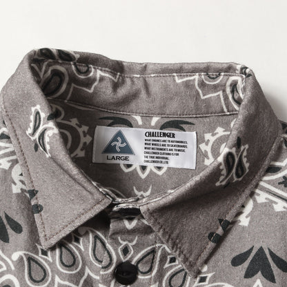 23AW バンダナ柄 フランネルシャツ(L/S BANDANA NEL SHIRT)