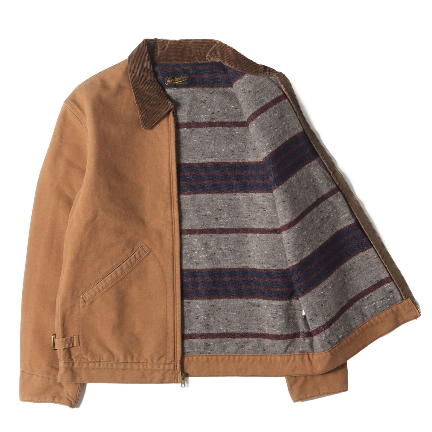 ブランケット付き ブラウンダック ワークジャケット(T-COVERT JKT)