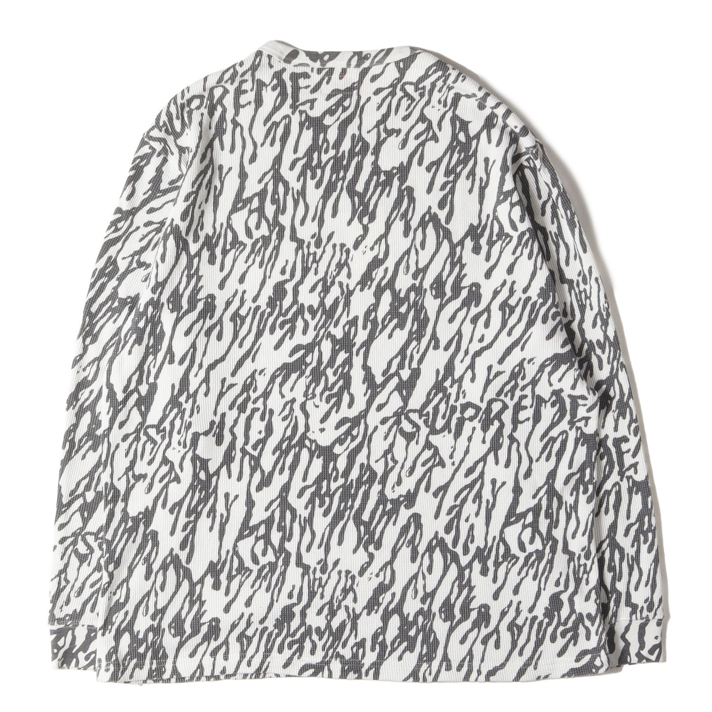 22AW ドリップ総柄 サーマル ロングスリーブ Tシャツ(Drip Thermal)