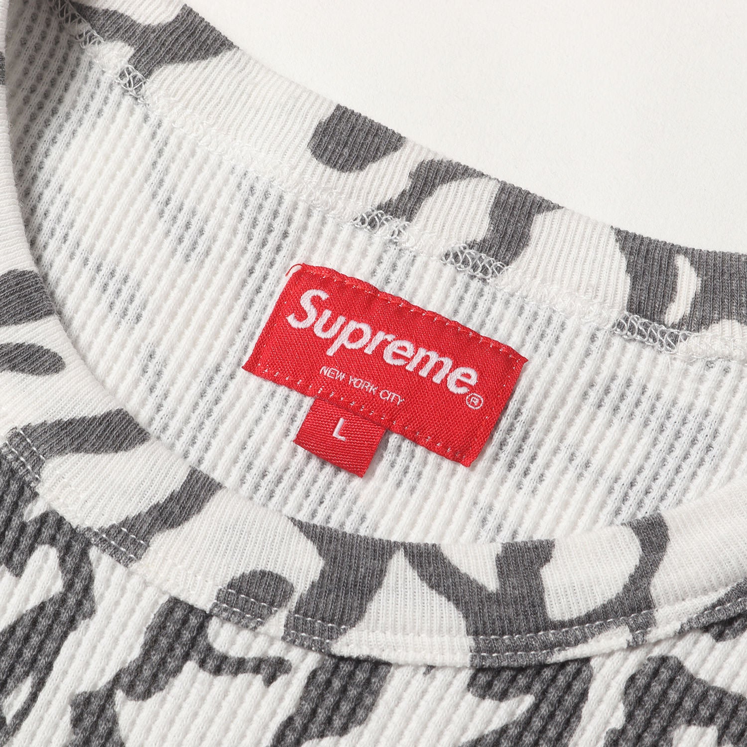 supreme サーマル 総柄 ロンT 【公式通販】