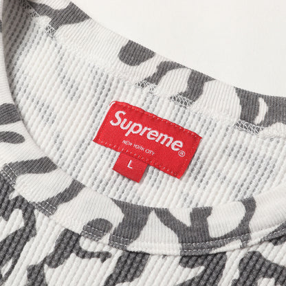 22AW ドリップ総柄 サーマル ロングスリーブ Tシャツ(Drip Thermal)