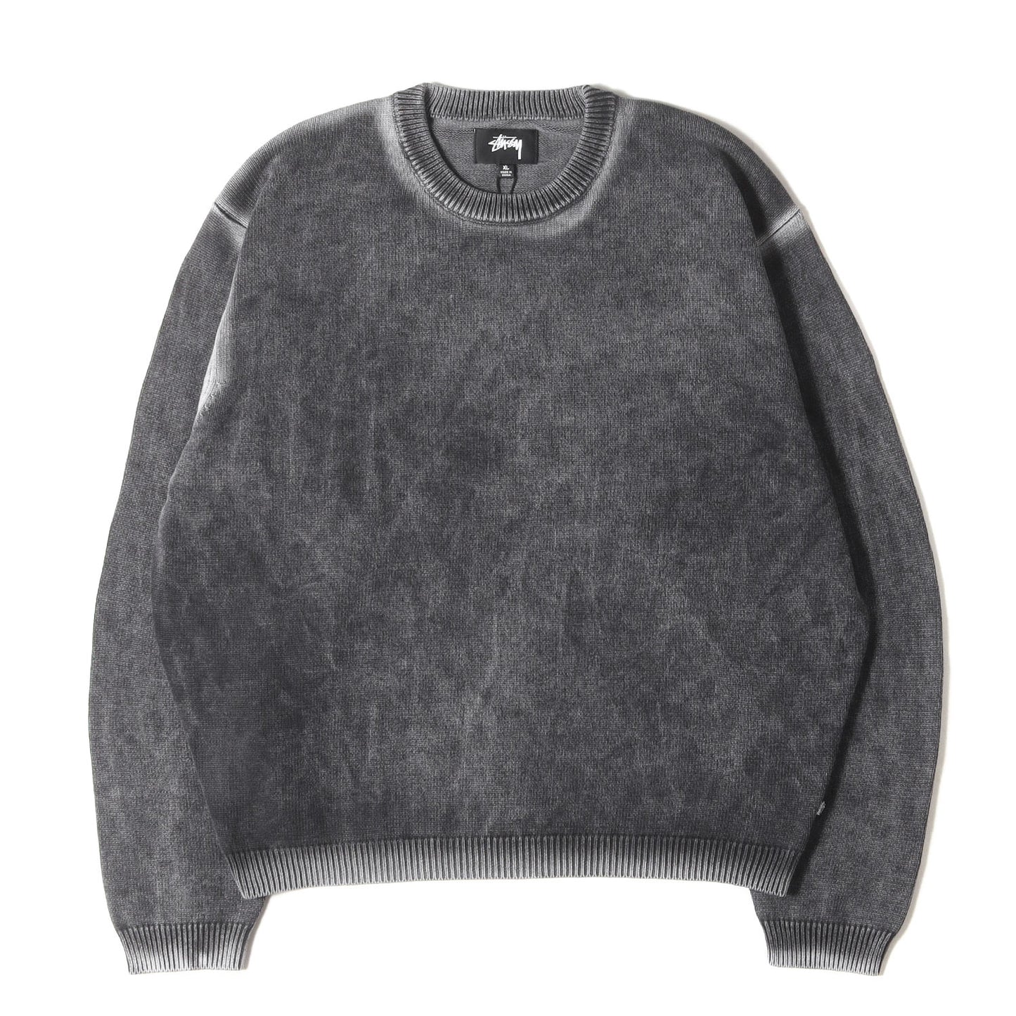 24AW フェード加工 コットンニット セーター(FADED COTTON CREW)