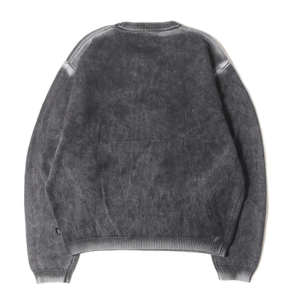 24AW フェード加工 コットンニット セーター(FADED COTTON CREW)