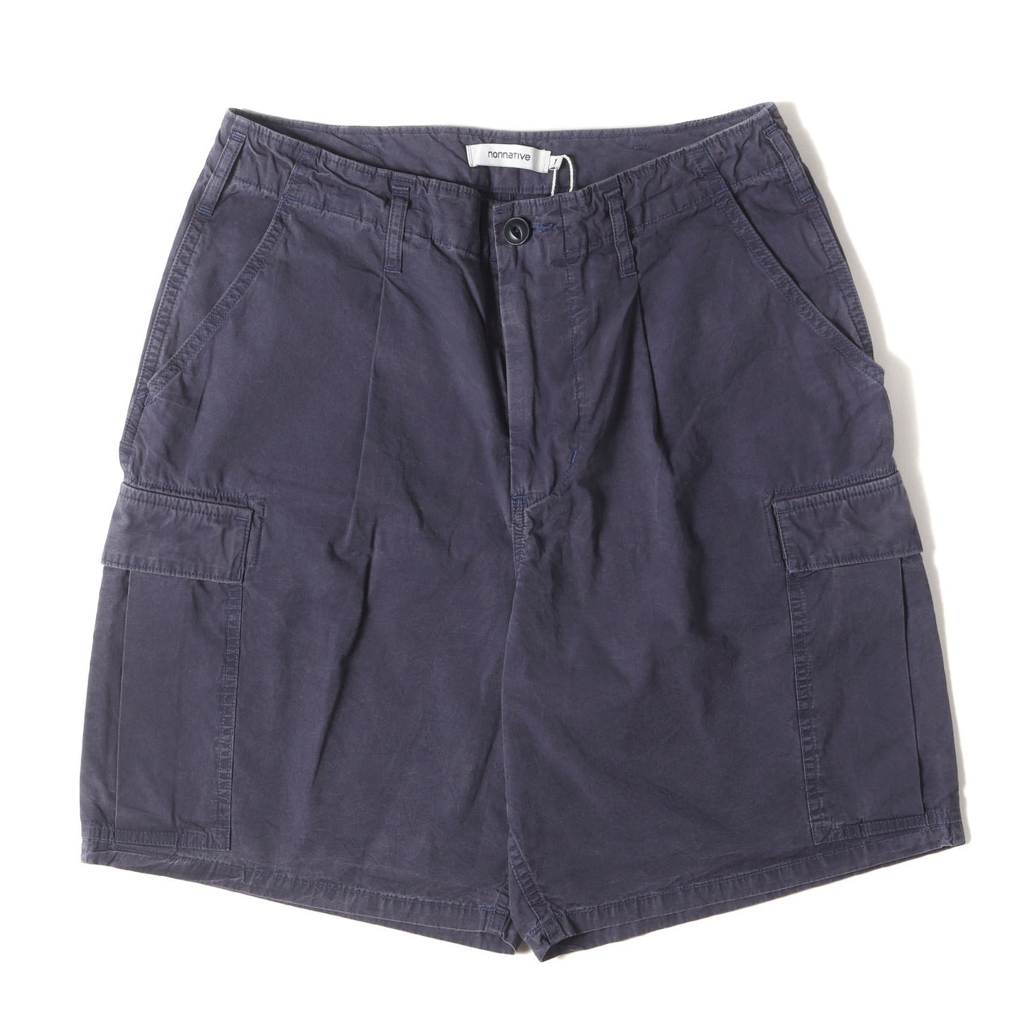 25SS 硫化染め ミリタリー カーゴショーツ(TROOPER 6P SHORTS COTTON TYPEWRITER SULFUR DYE)