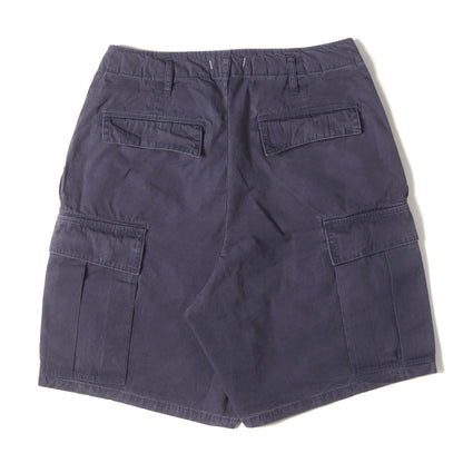 25SS 硫化染め ミリタリー カーゴショーツ(TROOPER 6P SHORTS COTTON TYPEWRITER SULFUR DYE)