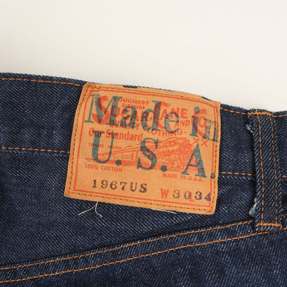 ノンウォッシュ コーンデニム パンツ(USA製 / NOS 14oz. CONE DENIM ZIP FLY JEANS)