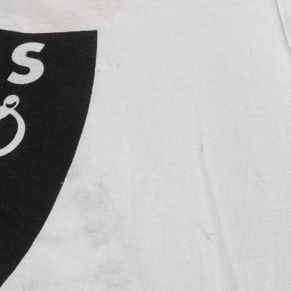 70s オークランド・レイダース ウェンディーズ 両面染込みプリント Tシャツ / USA製 NFL