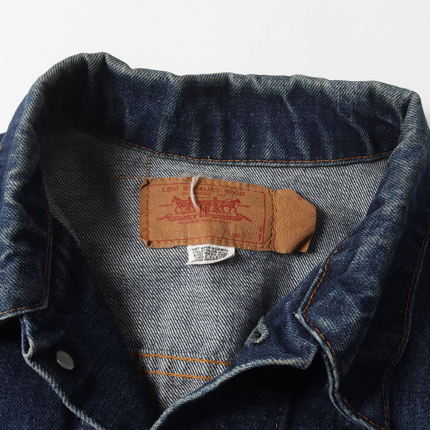 [濃紺 ビッグサイズ] 60s 71205-0217 Big E 4th デニムジャケット / USA製 Gジャン