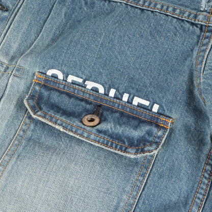 23SS ×fragment design 1stタイプ クラッシュリペア加工 デニムジャケット(DAMAGE DENIM JACKET)