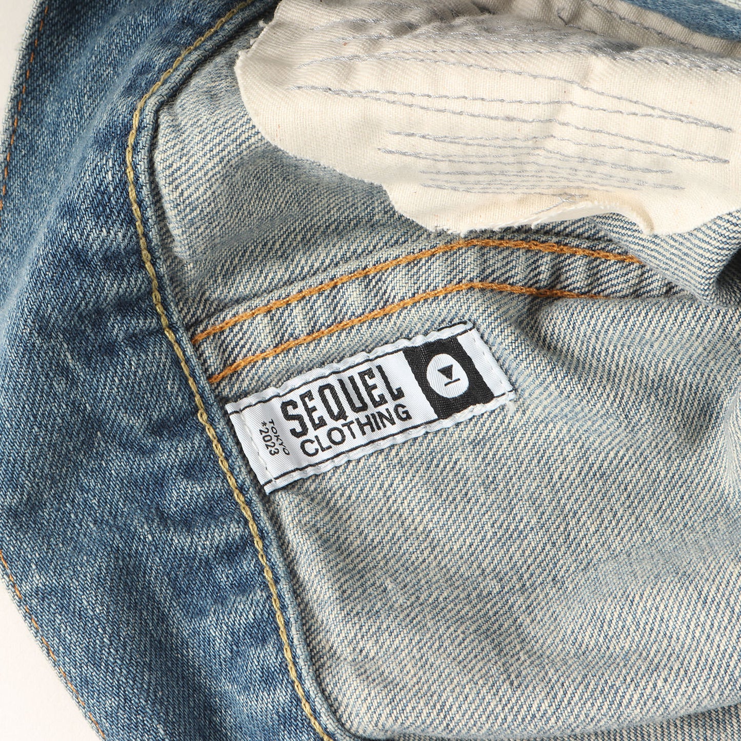 23SS ×fragment design 1stタイプ クラッシュリペア加工 デニムジャケット(DAMAGE DENIM JACKET)