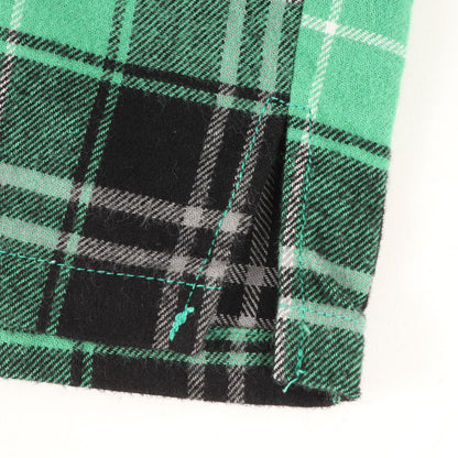 22AW ラインプリント チェック フランネルシャツ(CHECK SHIRT)