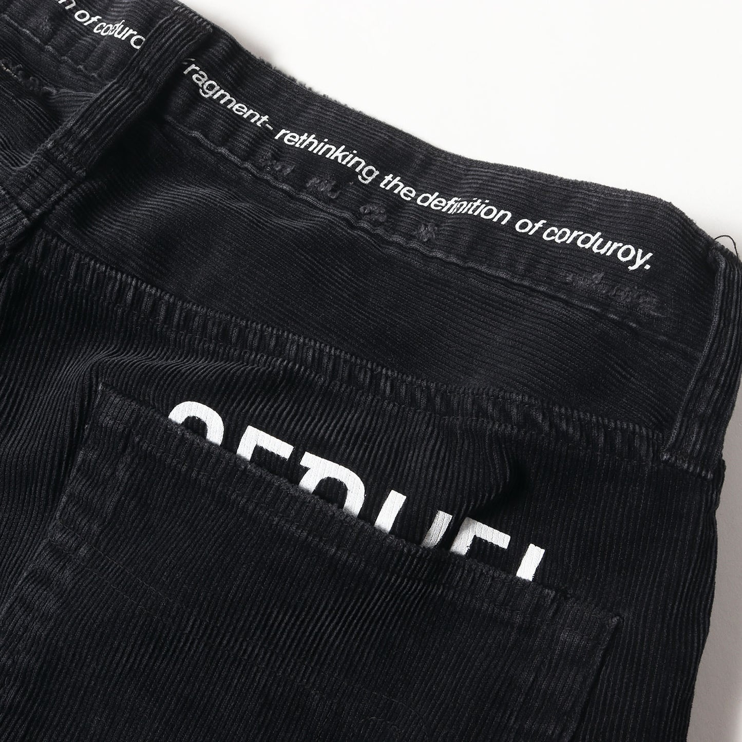 22AW ×fragment design ダメージリペア加工 コーデュロイパンツ(DAMAGE CORDUROY PANTS)