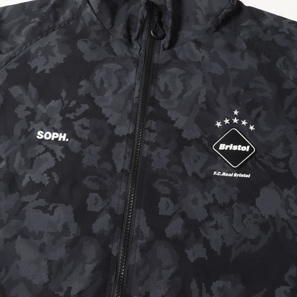24SS デジタルフラワー柄 ストレッチ ロングテール ジップ ジャケット(LONG TAIL PRACTICE JACKET)