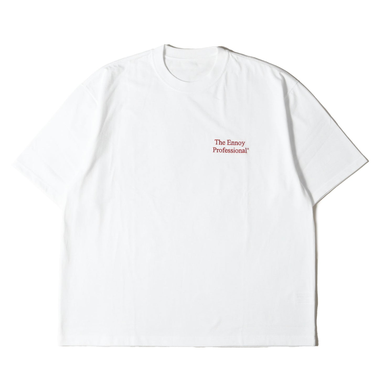 24SS ブランドロゴ刺繍 クルーネック Tシャツ(Professional Logo T-Shirt)