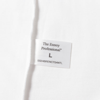 24SS ブランドロゴ刺繍 クルーネック Tシャツ(Professional Logo T-Shirt)