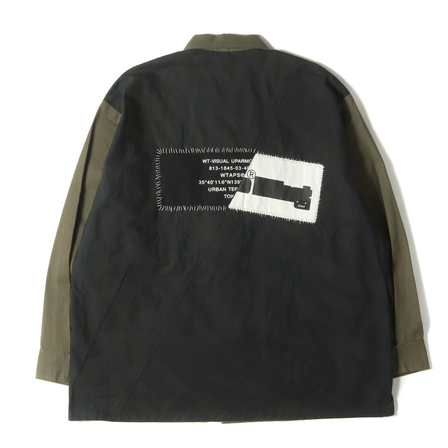 25SS タイガーカモ 切替し ミリタリー シャツジャケット(VEINY / LS / COTTON. TWILL)