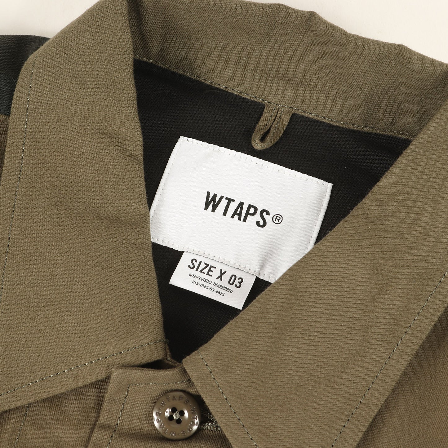 25SS タイガーカモ 切替し ミリタリー シャツジャケット(VEINY / LS / COTTON. TWILL)