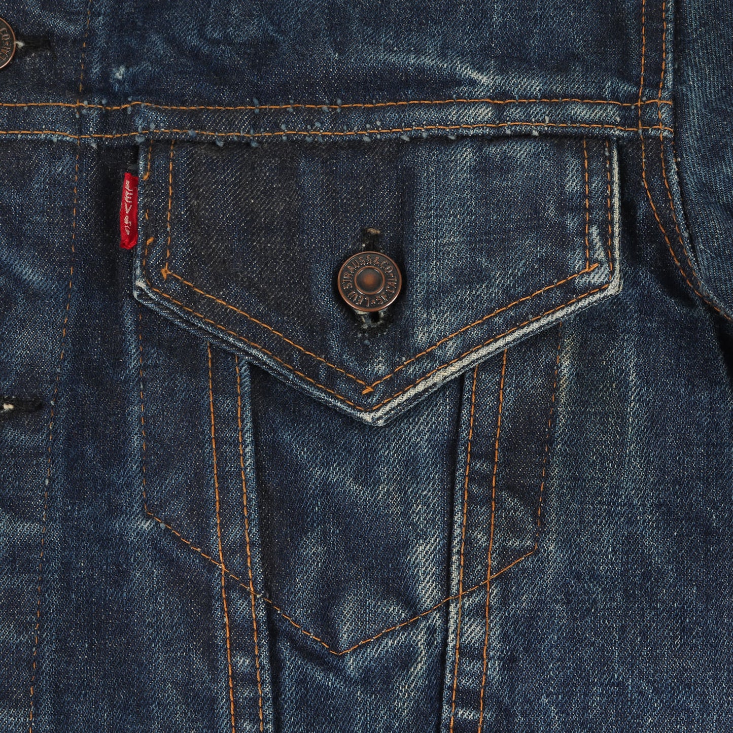 60s 70505-0217 Big E 4th デニムジャケット / USA製 Gジャン