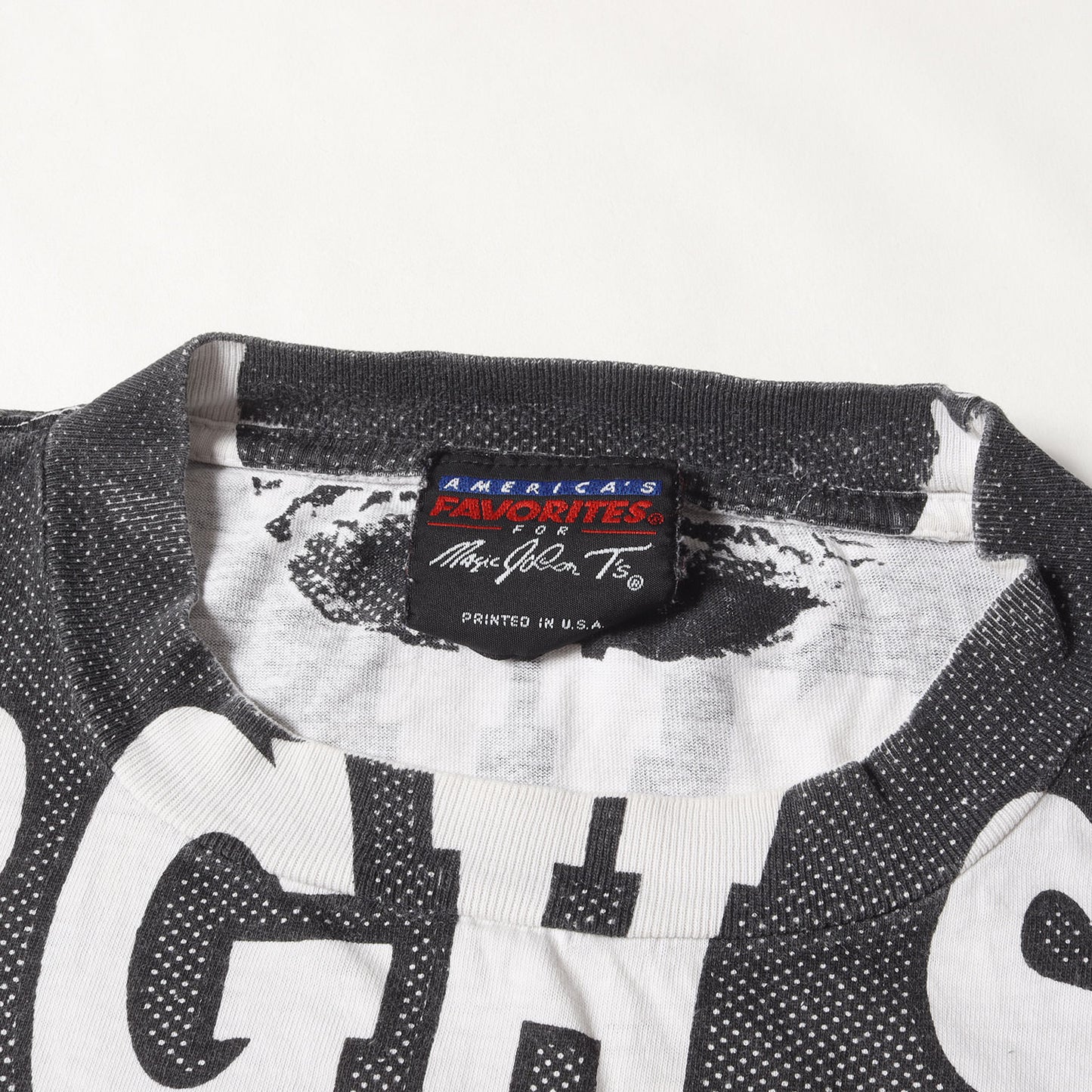 90s NFL ピッツバーグ・スティーラーズ 全面プリント Tシャツ(AMERICAS FAVORITESボディ)