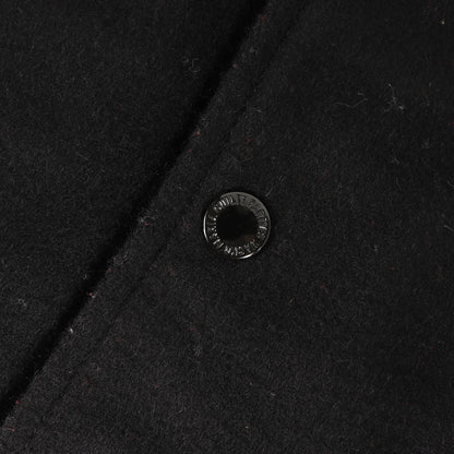 袖レザー メルトンウール スタジャン / バーシティ ジャケット(LEATHER VARSITY JACKET)