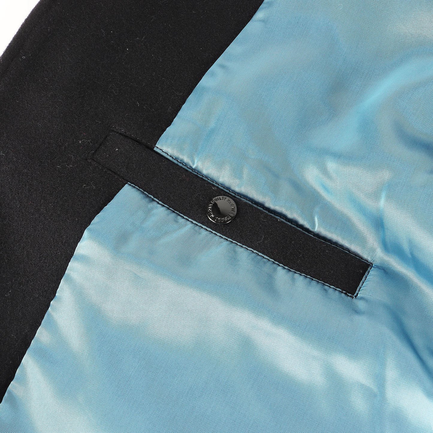 袖レザー メルトンウール スタジャン / バーシティ ジャケット(LEATHER VARSITY JACKET)